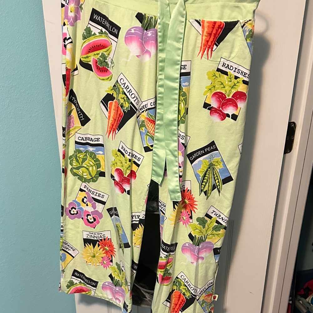 Nick & Nora Green Garden Print Sleep Shorts